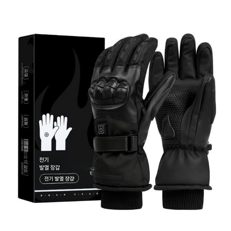 방한 발열 장갑 오토바이 배달용 충전식 온열 장갑 낚시 캠핑 스키 터치 가능 27,000원