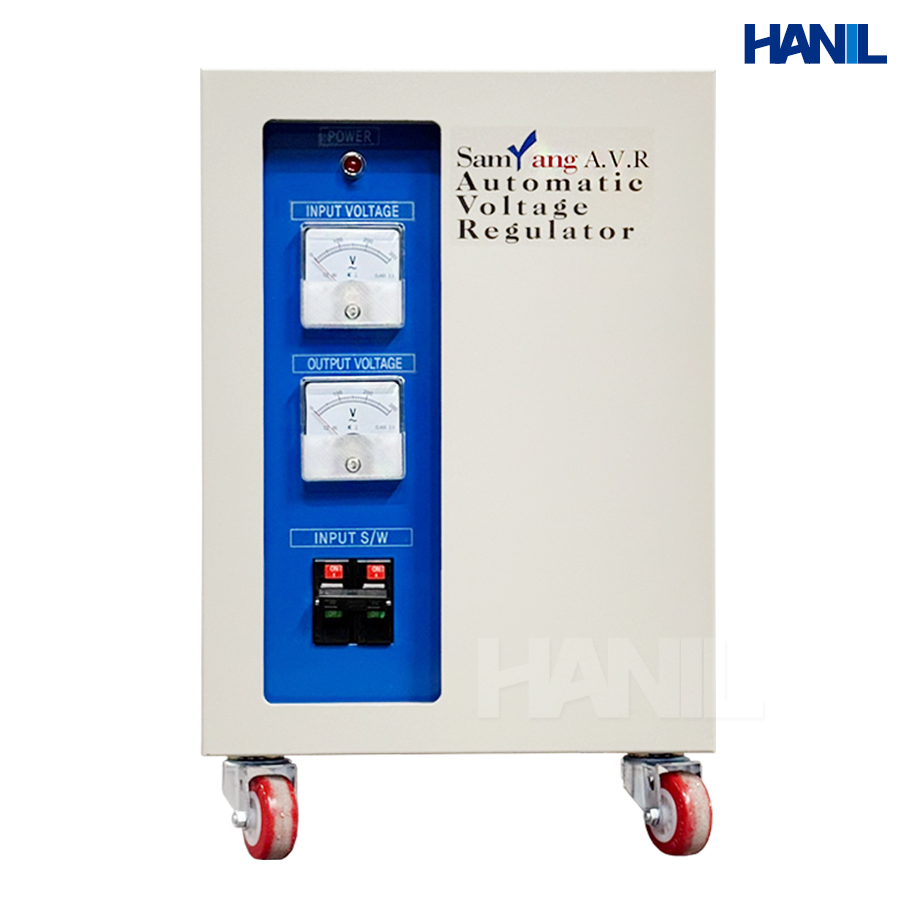 한일 AVR 자동전압조정기 5KVA 삼상 단권 380V-380V 삼양에이브이알, 1개 965,000원