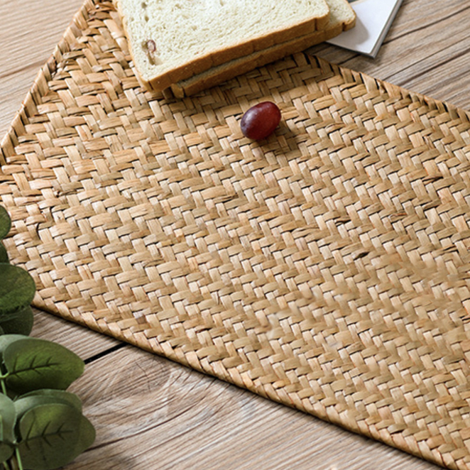 마켓피오 주방 레트로 밀짚 식탁매트 4p 43,070원
