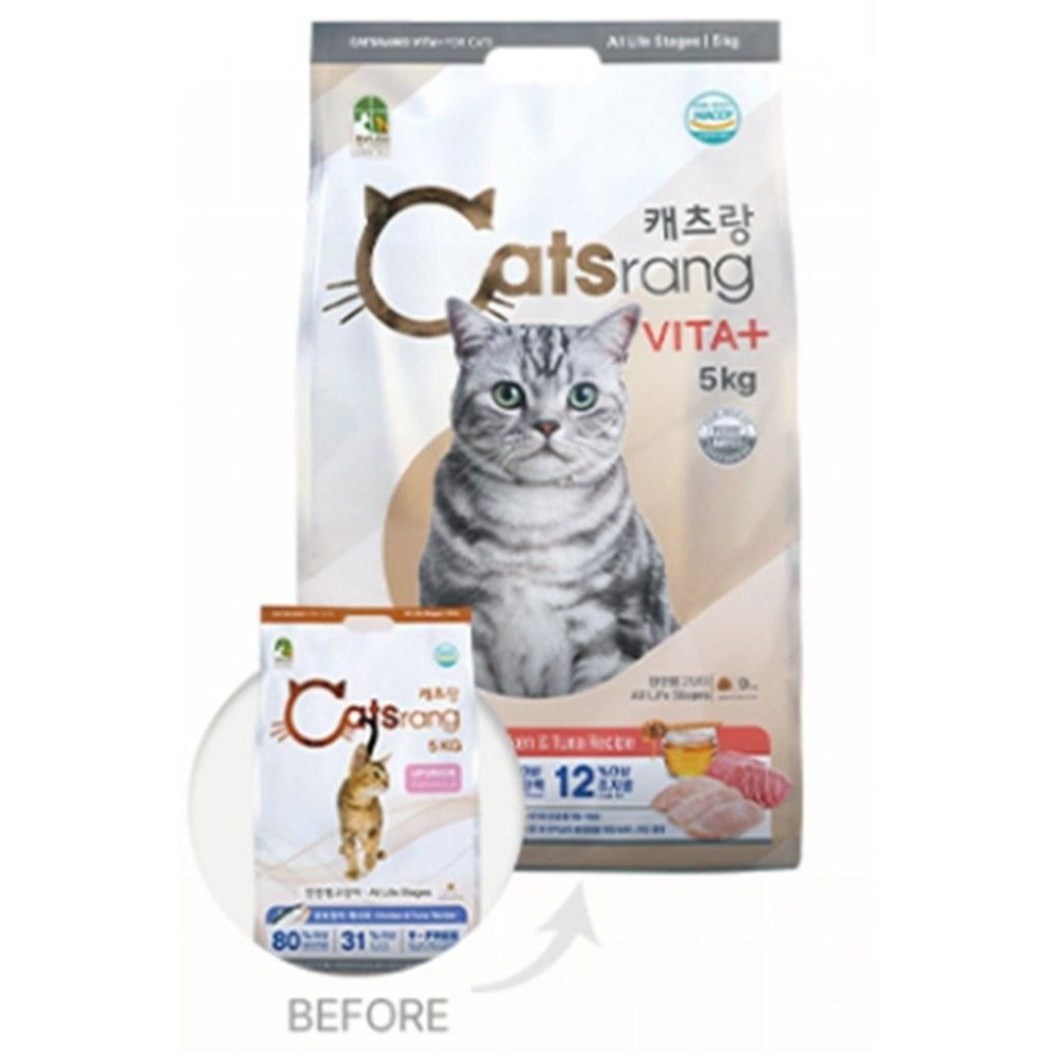 캐츠랑 NEW 전연령 올라이프 고양이 건식사료, 닭+참치, 5kg, 2개 29,490원