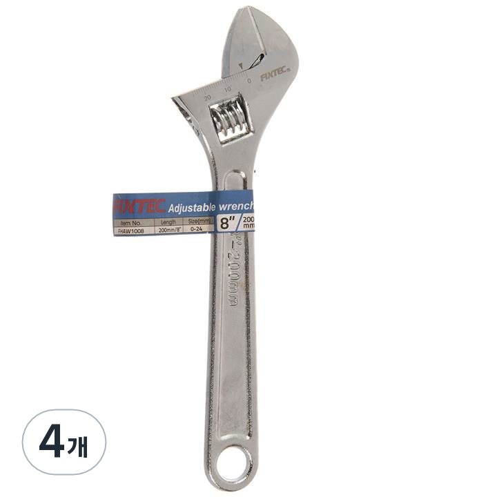 픽스텍 몽키 렌치 스패너 200mm FHAW1008 19,100원