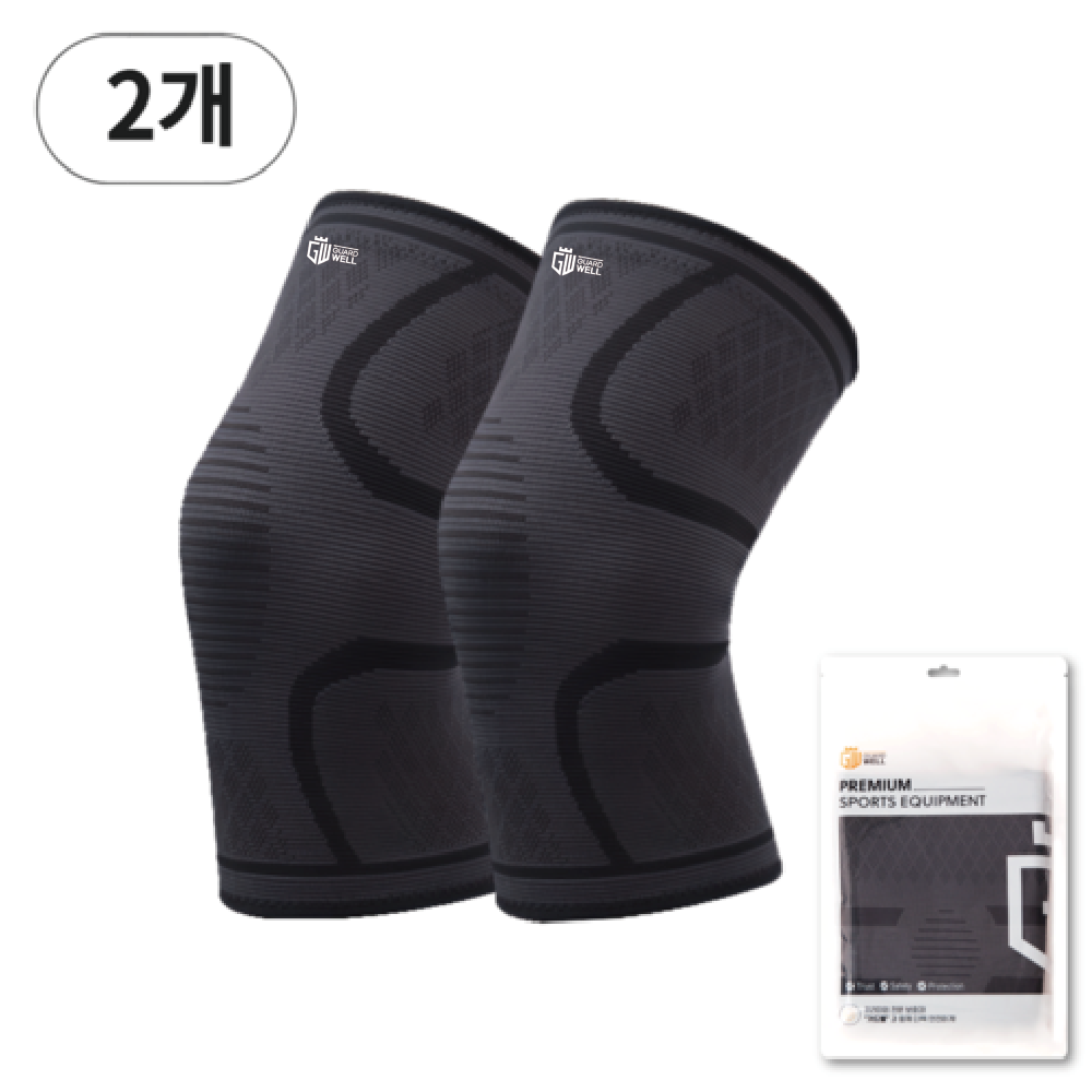 가드웰 편안한 무릎보호대, 2개, 블랙 19,800원