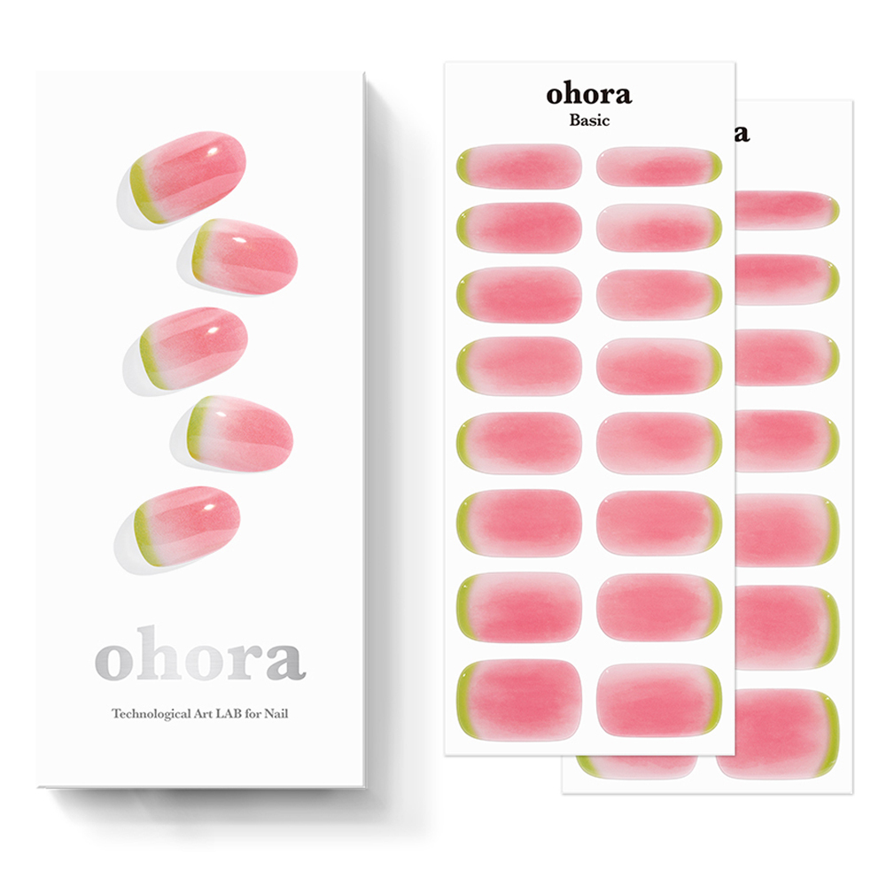 오호라 젤스트립 네일 N 소르베 세트, 핑크 + 라임, 1개 14,800원