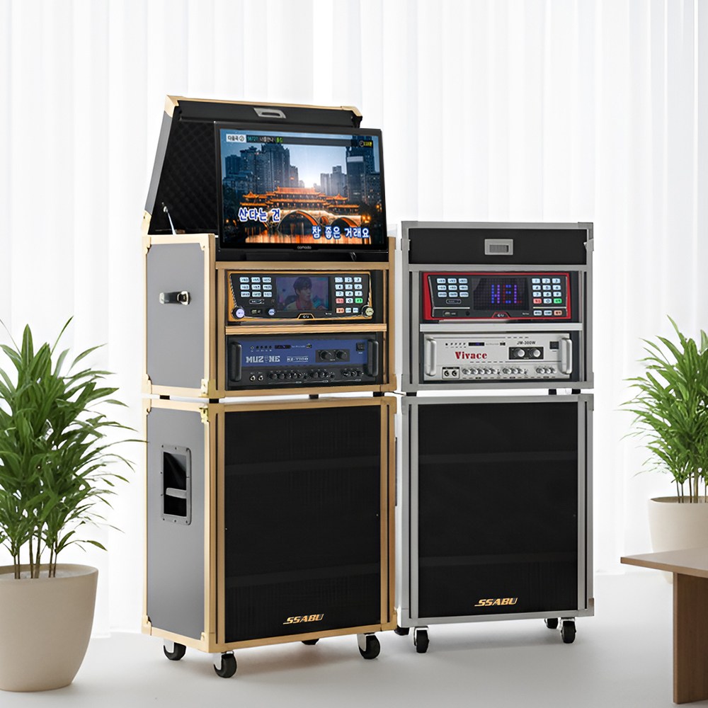태진 가정용 노래방기계 싸부(SSABU) MS-2100L 이동식 노래방 올인원 풀세트 2,130,000원