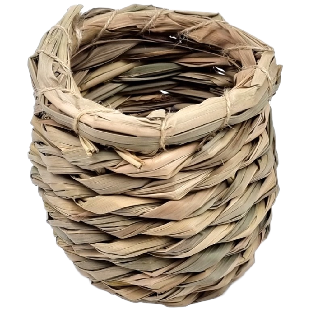 애니몰파크 항아리둥지 짚둥지 앵무새둥지 은신처 새둥지 잉꼬 십자매둥지 새용품 앵무새용품, 1개, 단일색상 3,900원