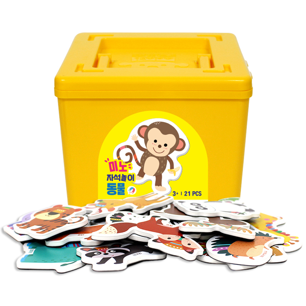 아리아띠 미노 동물자석퍼즐, 1세트, 21피스 18,400원