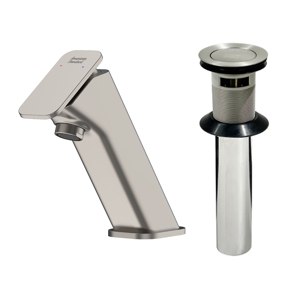 아메리칸스탠다드 세면수전 사틴 폼업세트 리비어 1홀 + 사틴 자동폼업(150mm), 1개 130,000원