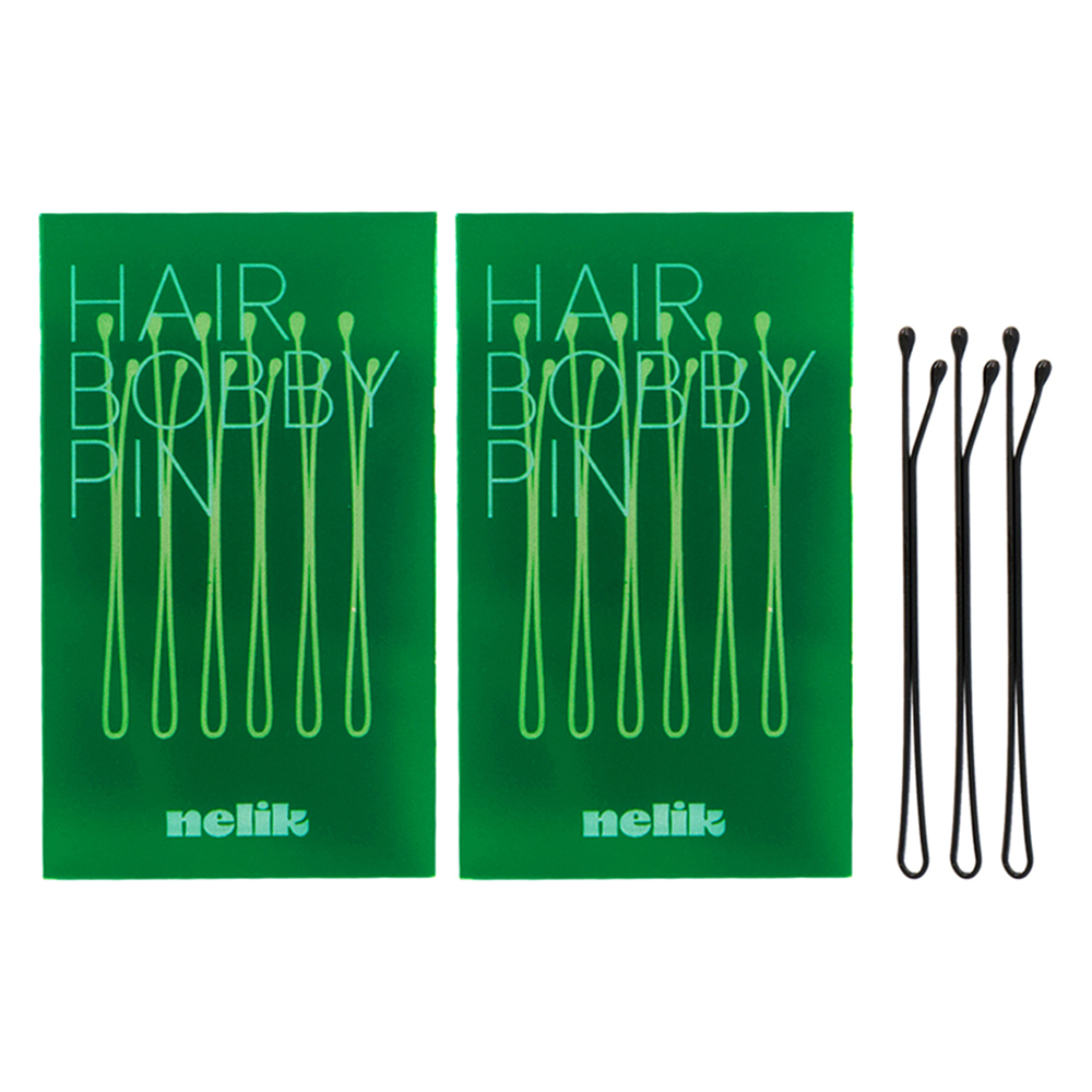 넬릭 웨이브 실핀 30p, 2개, 블랙 5,000원