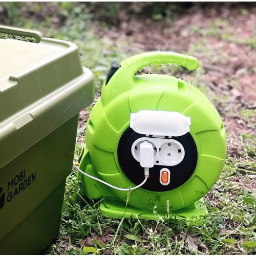 [코엘] 캠핑용 버튼식 오토릴 리드선 방우형 KE-BAR 기본1.5SQ(15M/20M) / 소형1.0SQ(10M/15M), 1개 74,800원