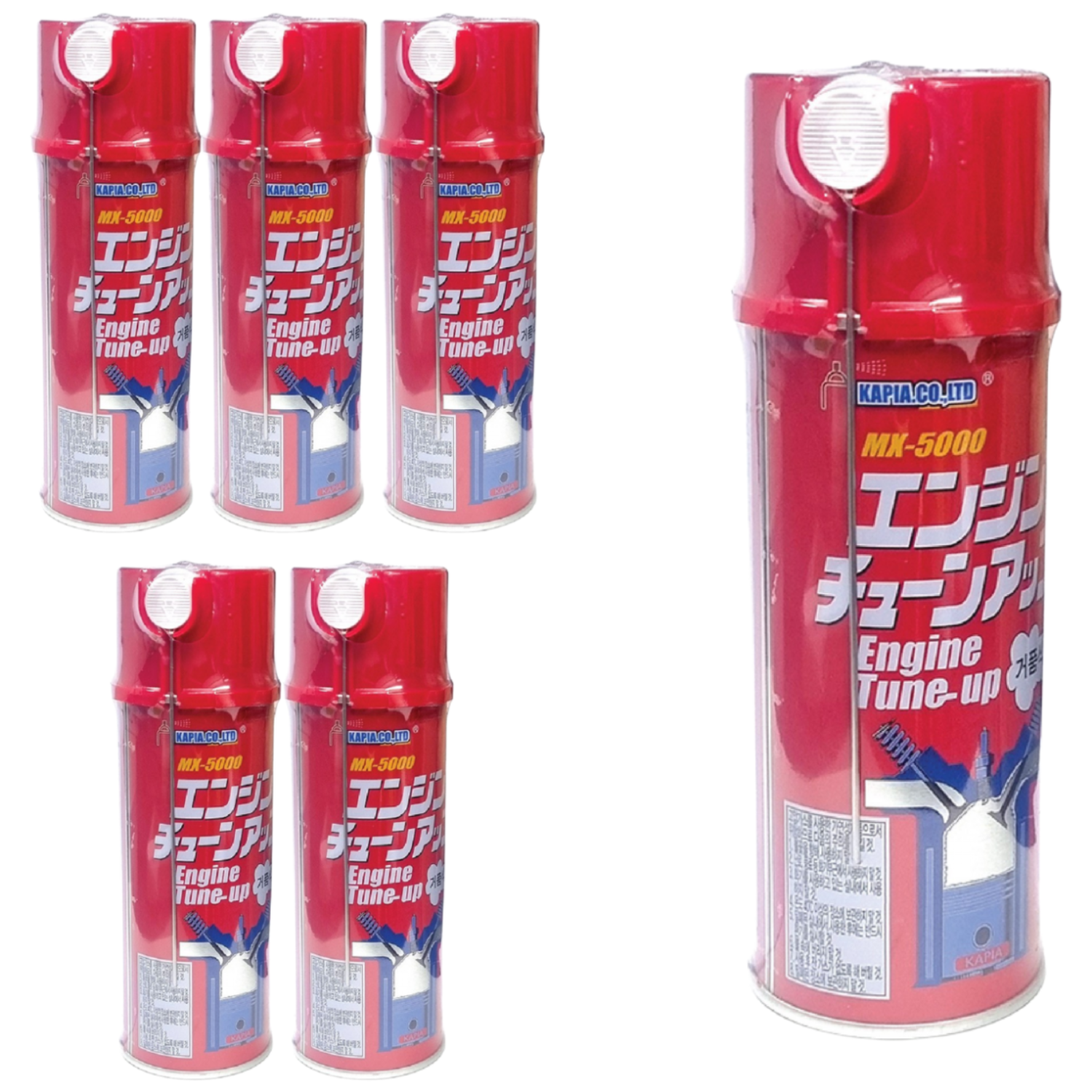 카피아 거품식 클리너 MX-5000 5+1 흡기계통세정제 엔진컨디셔너 카브레터크리너 30,500원