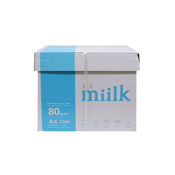 IS miilk 복사용지 80g 2500매, 2박스, A4 127,200원