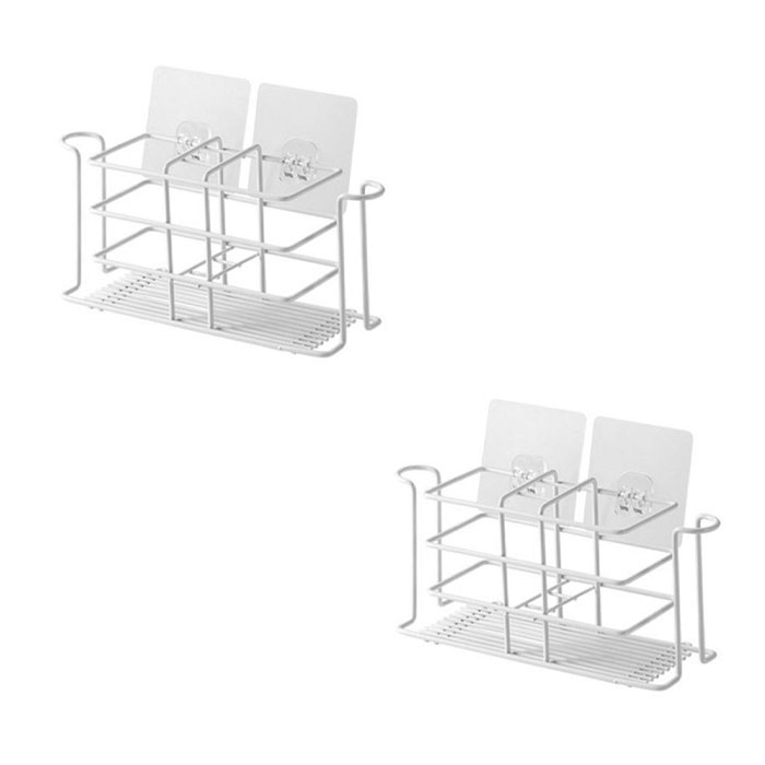 무타공 치솔거치대, 화이트 2개, 1개 13,000원