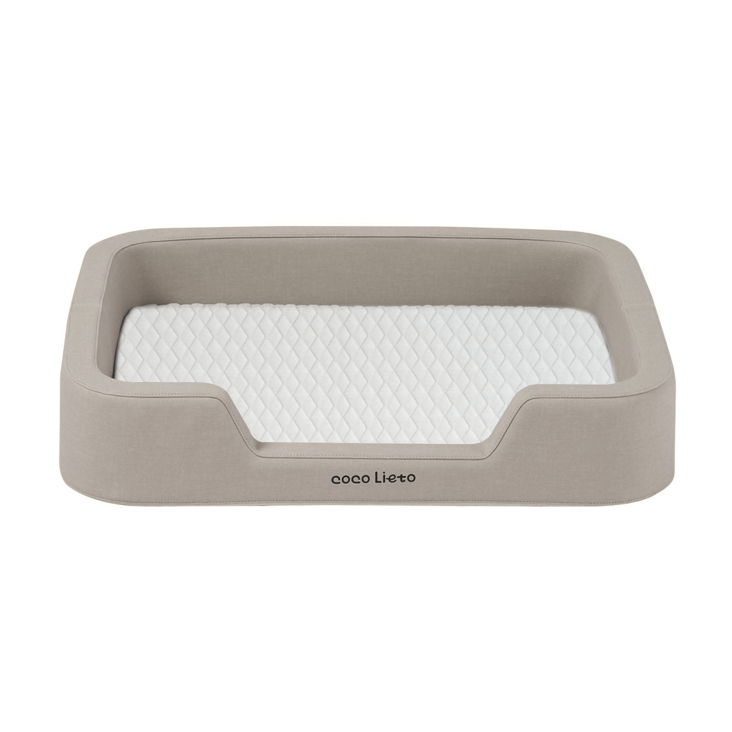 코코리에또 여름 냉 듀라론 강아지 쿨침대 매트 에어네트 펫패드 애견방석, 사각 그레이(침대+매트), 1개 129,000원