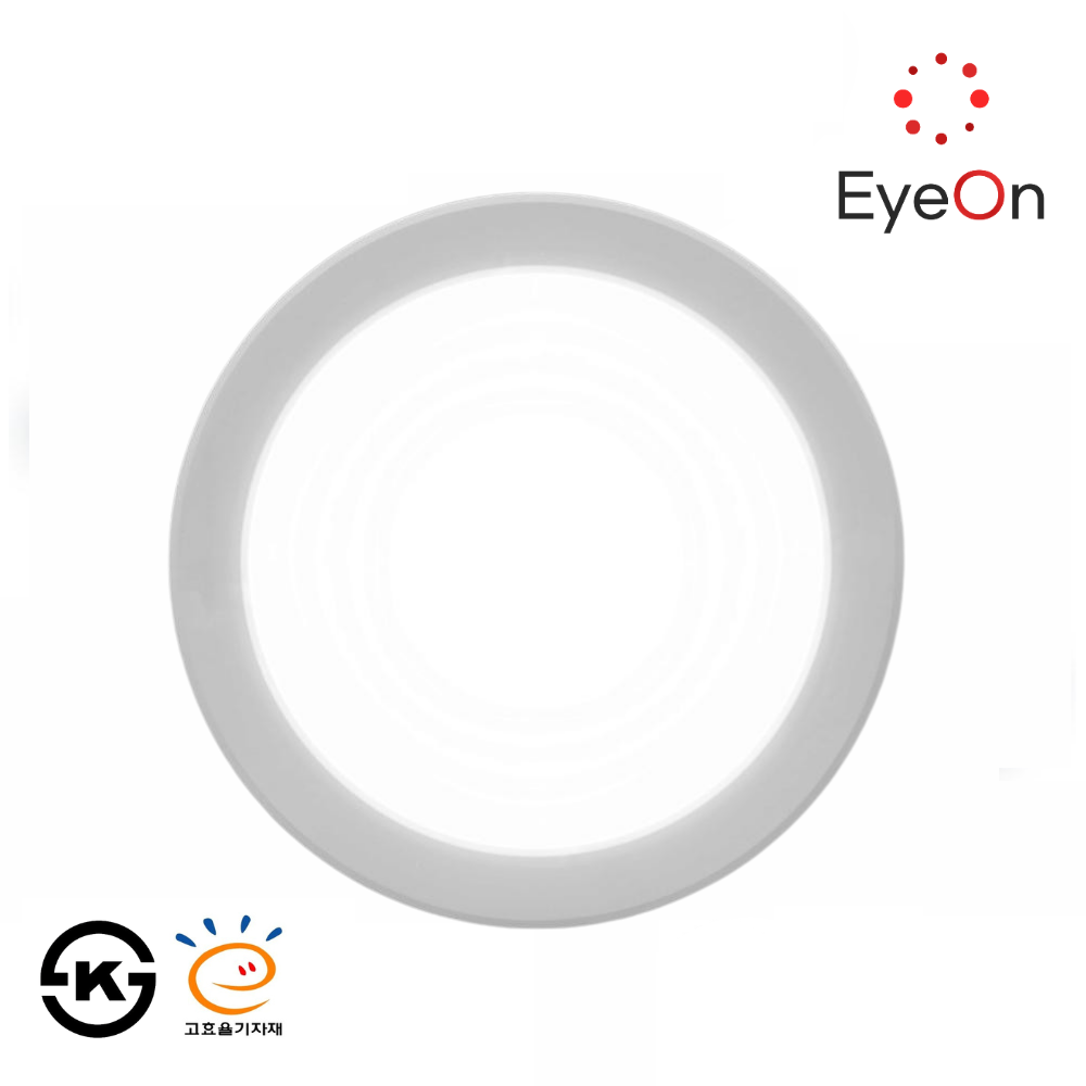 아이온 AS2년 국산 KS 고효율인증 8인치 원형 직부등 18W 6500K 슬림직부 베란다 계단 복도등 14,000원