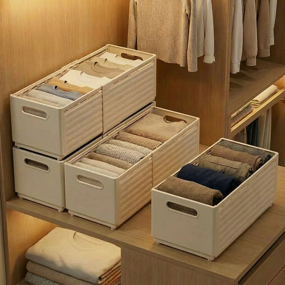 포니홈 길이조절 수납 정리함 펜트리 서랍 주방 옷장 수납함, 크림 15,900원