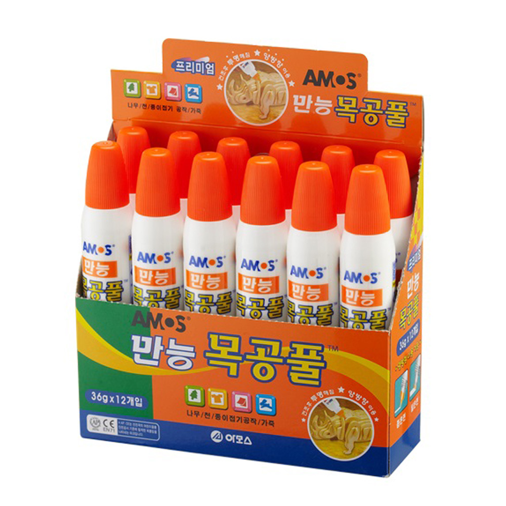 아모스 36g 목공풀(12개입)1갑 공작용 풀 목공풀 11,880원