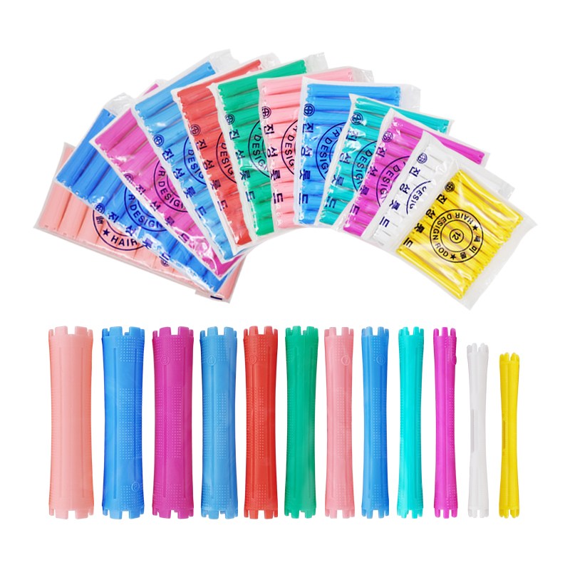 세라믹 롯드 세미롱 뿔 학원용 헤어롤 파마 펌 소도구, 세미롱 롯드 10호, 1개 780원