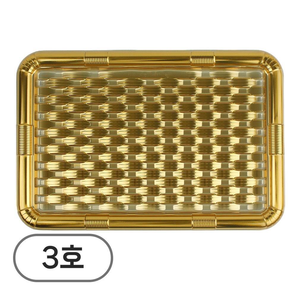 올플러스 골드 등트레이 낮은 3-1호 금색채반 정육 명절선물, 1박스, 5개입 13,900원