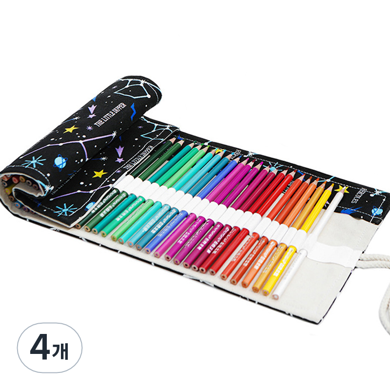 알로데 캔버스 리드 커튼 색연필 파우치 72색 82 x 20 cm 49,500원