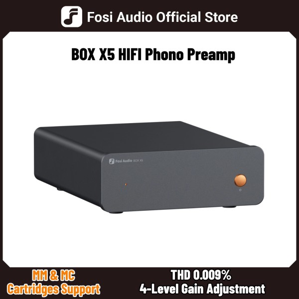 진공관앰프 Fosi Audio BOX X5 HIFI 포노 프리 MM/MC 카트리지 턴테이블 용 미니 홈 오디오 125,100원