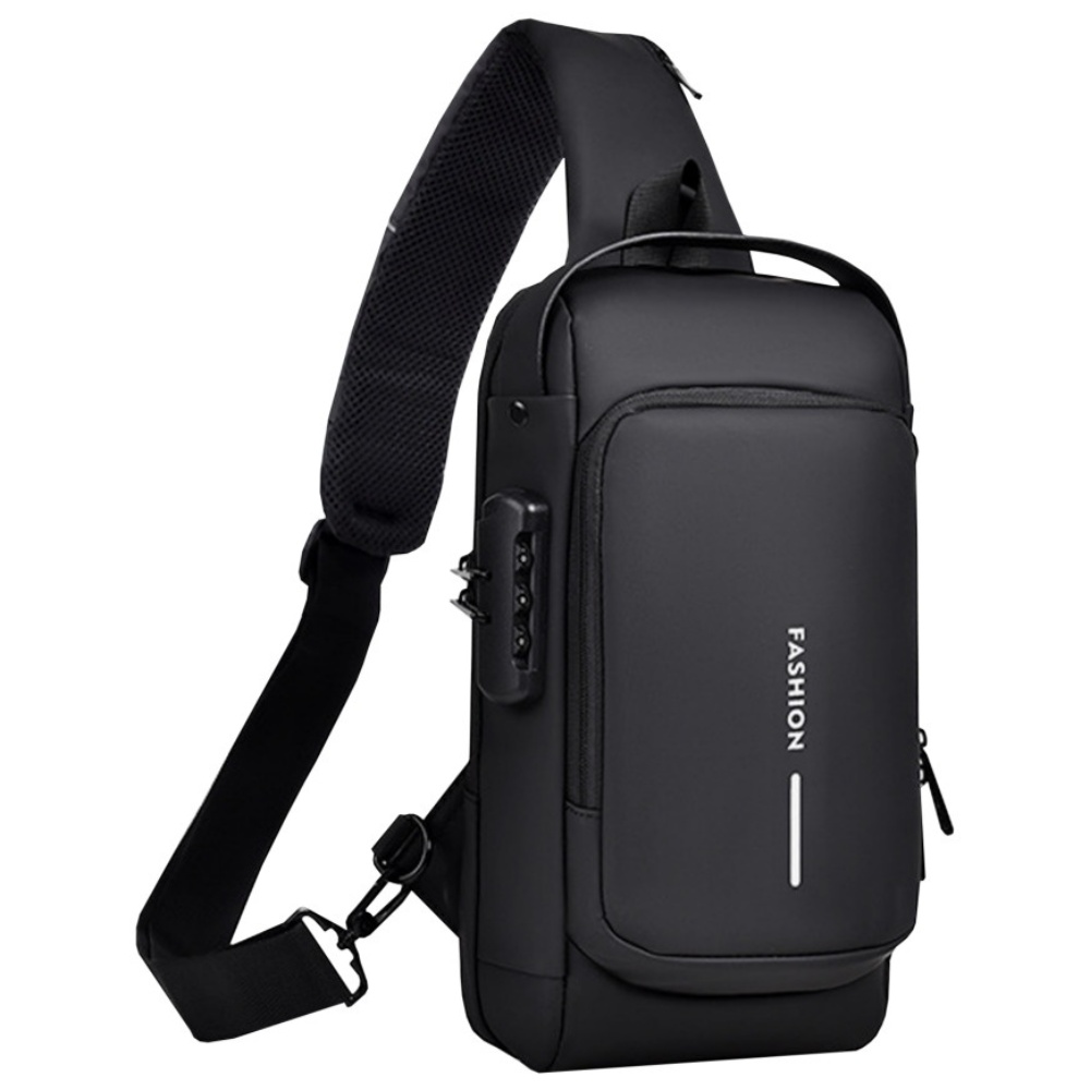 미소라인퍼니처 도난방지 슬링백 여행용 크로스백 7포켓 대용량, 블랙(블랙), 1개 16,900원