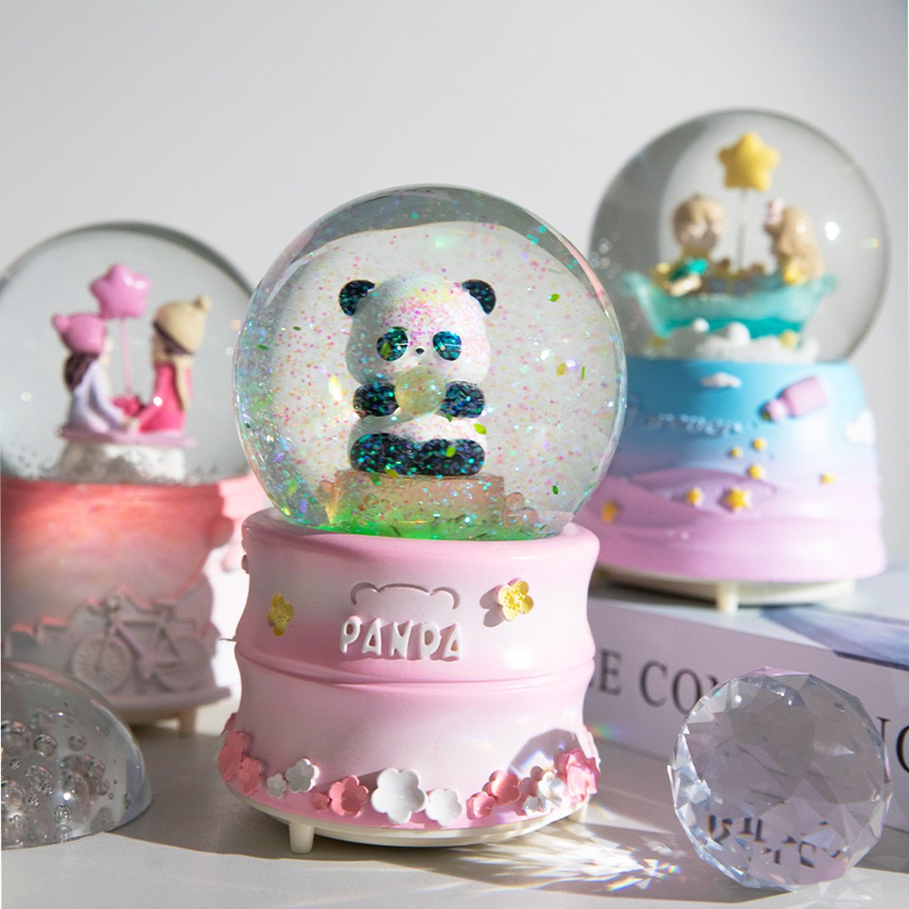 파인큐브 LED 크리스탈 오르골 스노우볼/워터볼/뮤직박스 M-BOX 21,900원