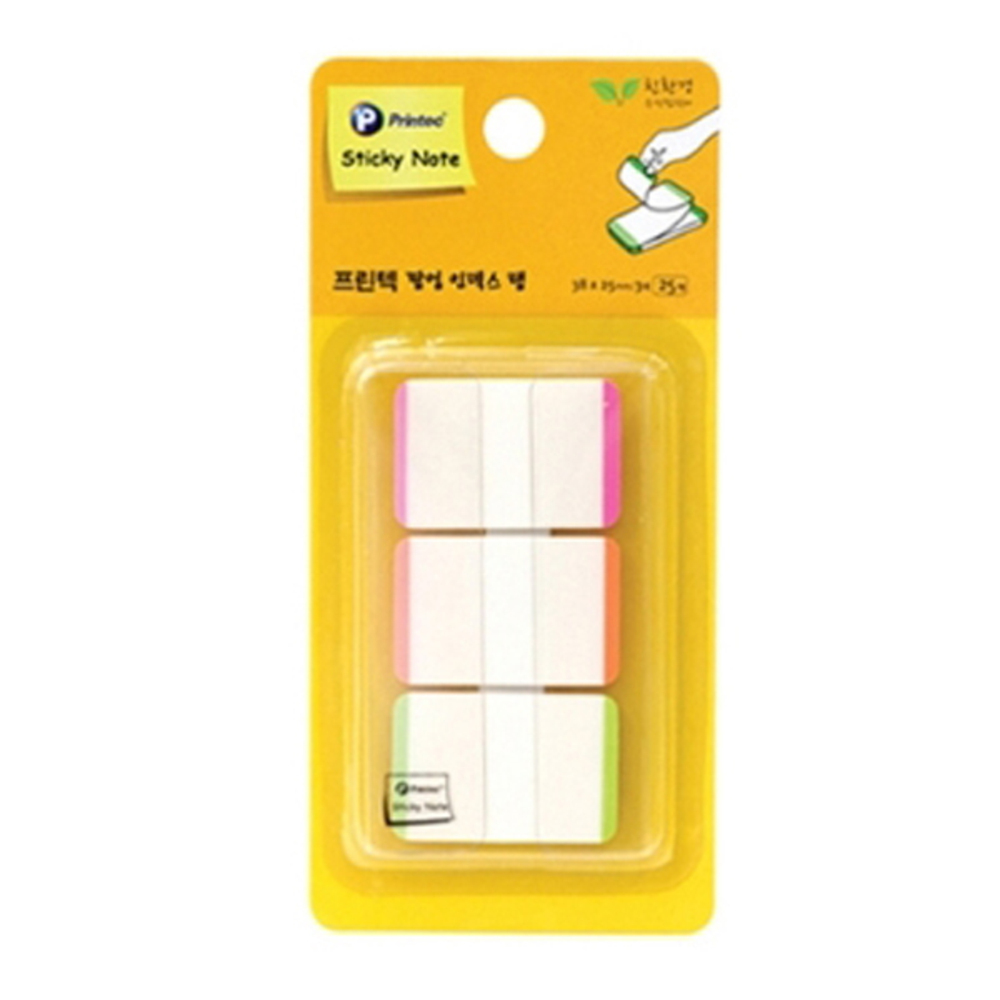 프린텍 팝업 인덱스 탭 스티키노트, 25개입, 2개 4,860원
