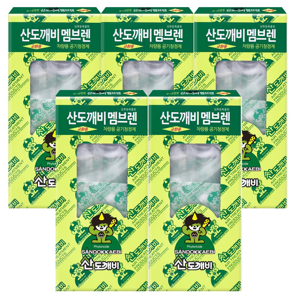 산도깨비 멤브렌 휘튼치드 기본향 리필교환용, 5개, 피톤치드 19,000원