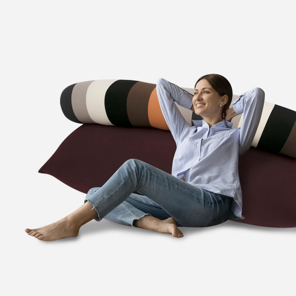 [요기보 공식몰] 믹스 롤 맥스 프리미엄 소파 등받이쿠션 바디필로우 LIBPM121, Rainbow / 레인보우 349,000원