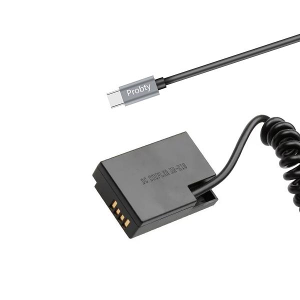 호환 DR-E18 유형 USB C LP-E17 더미 배터리 DC 전원 AC 어댑터 캐논 EOS R10 RP 200D 77D 21,480원