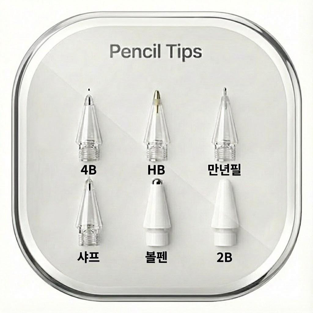 아크배라 아이패드 펜슬 호환 교체용 펜촉 SET 샤프 볼펜 메탈 만년필 hb tpu 8,910원