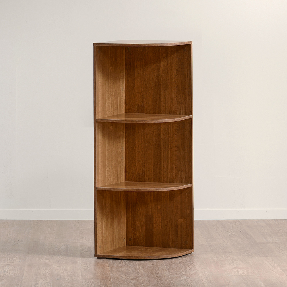 사월의가구 브루노 베르 E0등급 슬림 코너 선반 수납장, 단일 색상, 3단 84,900원