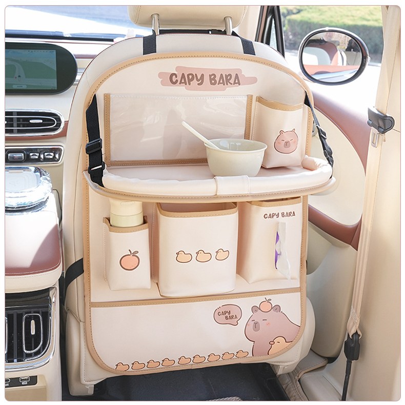 베베몽드 차량용 테이블 뒷좌석 수납함 킥커버 컵홀더 수납형 26,900원
