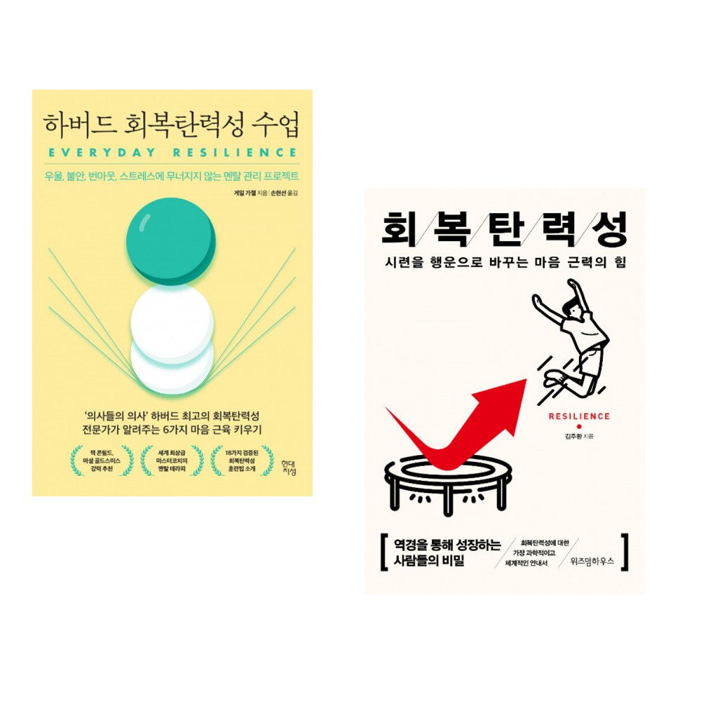 (게일 가젤) 하버드 회복탄력성 수업 + (김주환) 회복탄력성 (전2권) 28,530원