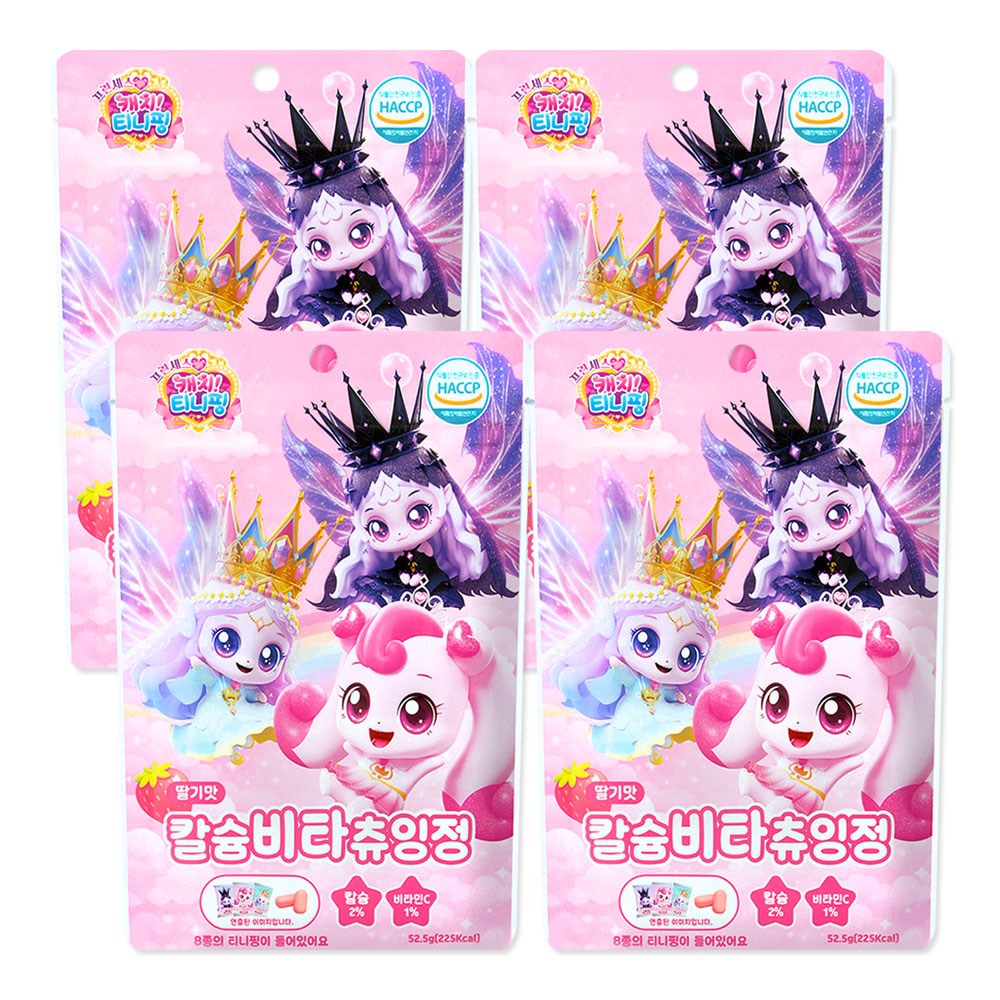 프린세스 캐치티니핑 칼슘비타 츄잉정 딸기맛 12,100원