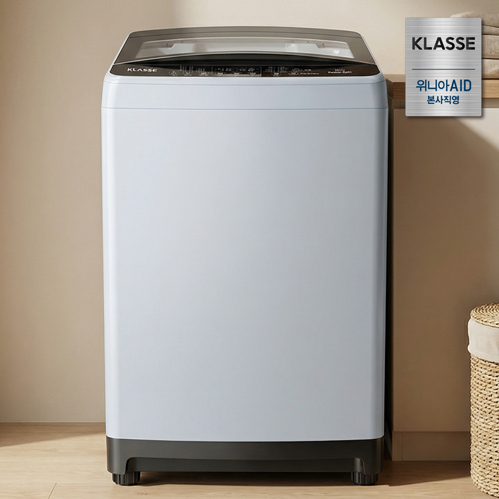 위니아 클라쎄 WFE112SSA(AK) 12kg 통돌이세탁기 가정용 원룸 오피스텔 라이트실버 319,000원