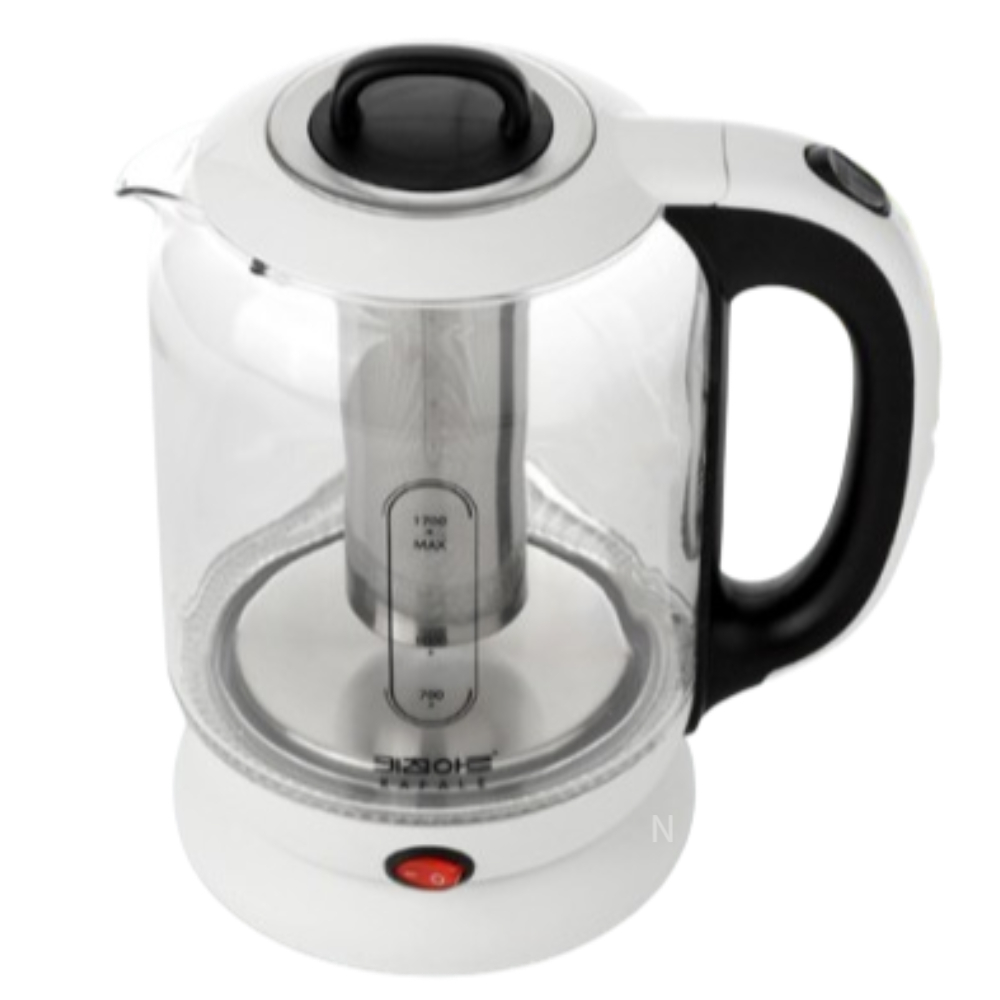 키친아트 라팔 베스트 유리 보온 티포트 1.7L, 1.7L 라팔 보온 티포트 (KK-T1799GF) 39,900원