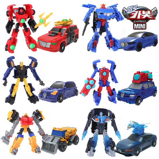 헬로카봇 미니 라란자 호크X 스크류붐바 파워붐바 킹도저 윙버드젬 6종세트 자동차 변신 로봇 51,600원