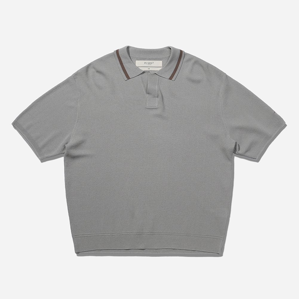 플라즈 티아이포맨 남성용 카라 라인 배색 반팔 스웨터 M234CSW131M 52,400원