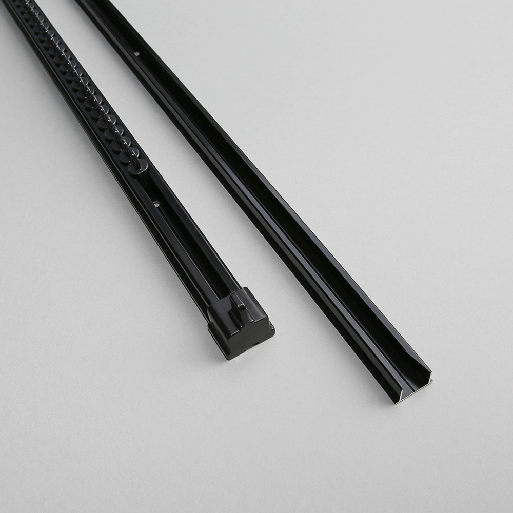 윈도우드레스 저소음 전착 커튼레일, 블랙 6,800원