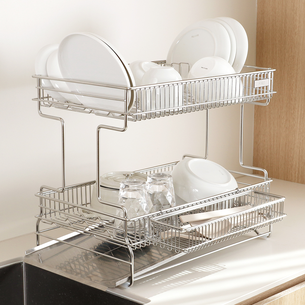 소벨 헤이븐 올스텐304 엠보형 베이직 식기건조대 측면 118,500원