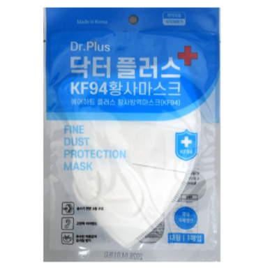 닥터플러스 2D KF94 황사마스크 화이트 50매, 화이트, 50개, 1매 12,750원