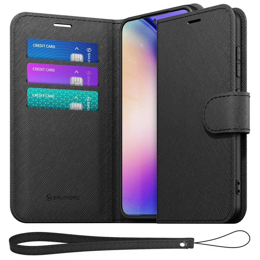 신지모루 마그네틱 사피아노 가죽 다이어리 지갑 케이스 + 핸드 스트랩 세트 9,930원