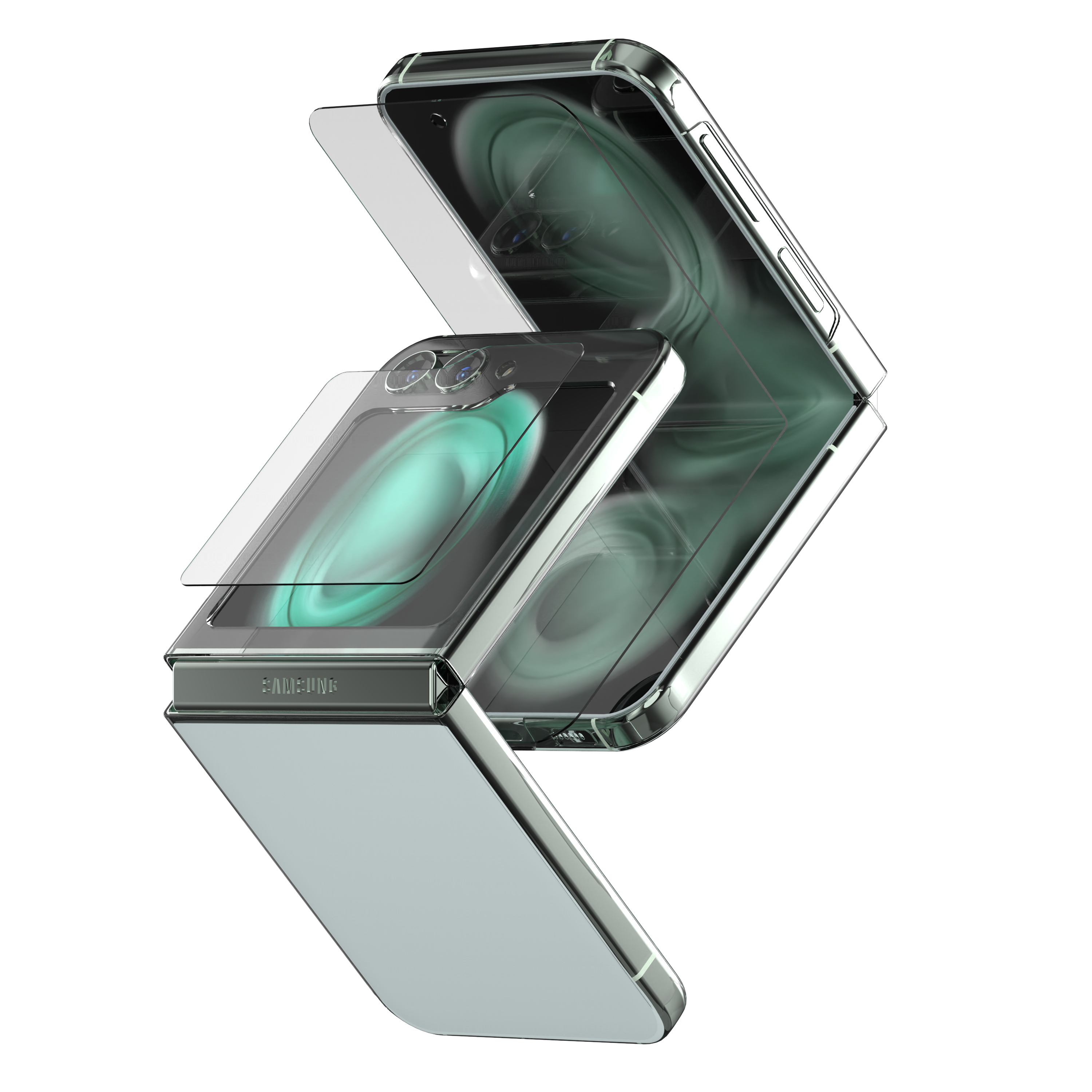 MECSEED 변색없는 초슬림 휴대폰 케이스 + 3CX 외부액정 강화유리 2p + 풀커버 보호필름 2p 세트 16,530원