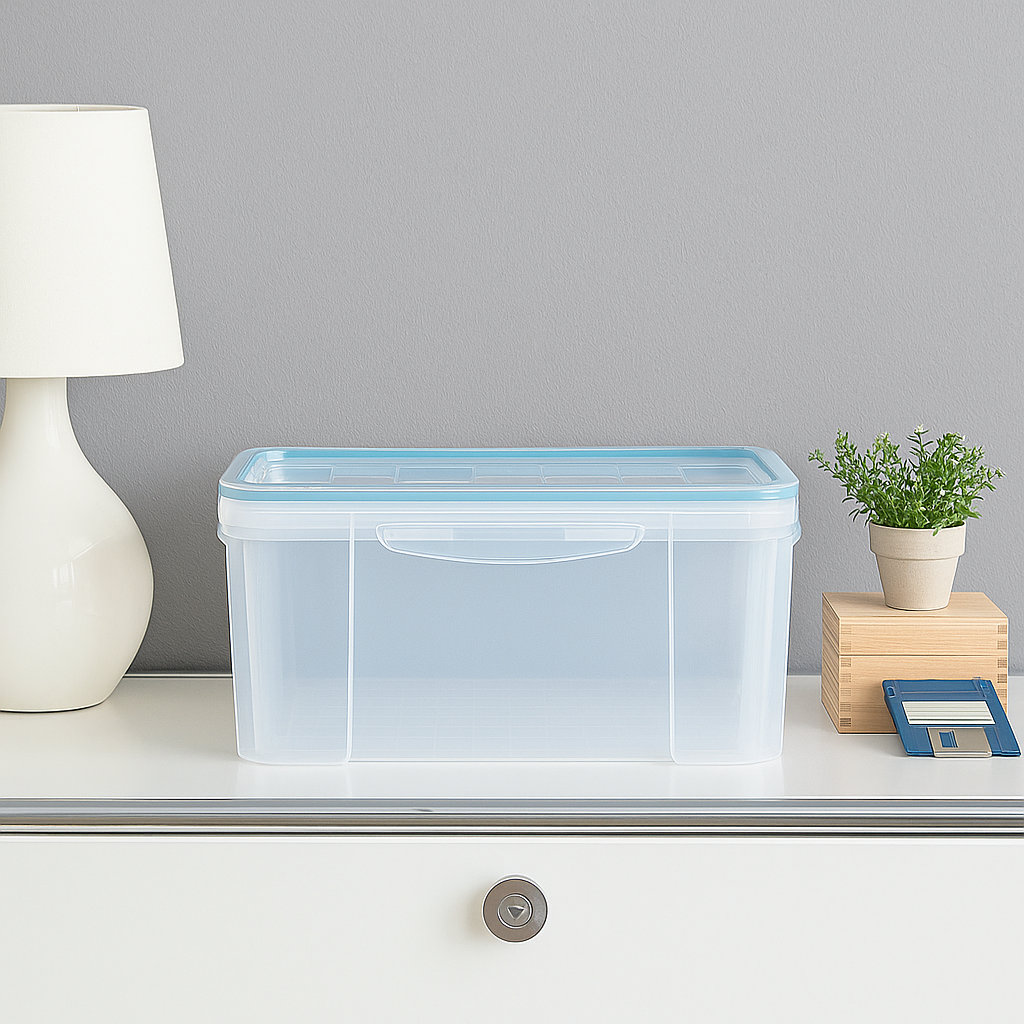 플라팜 트레이 포함 학용품 필기구 수납 탱크 리빙박스 11L 17,800원