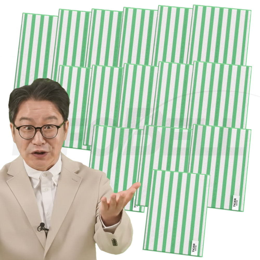 [TV홈쇼핑정품 인포벨]심현섭 타이거 대나무 요술 행주 빨아쓰는 탈취 다용도 매직 만능 행주, 15개 29,800원