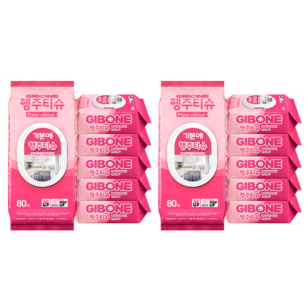 기본에 행주티슈 프라임 에디션, 80개입, 12개 27,000원