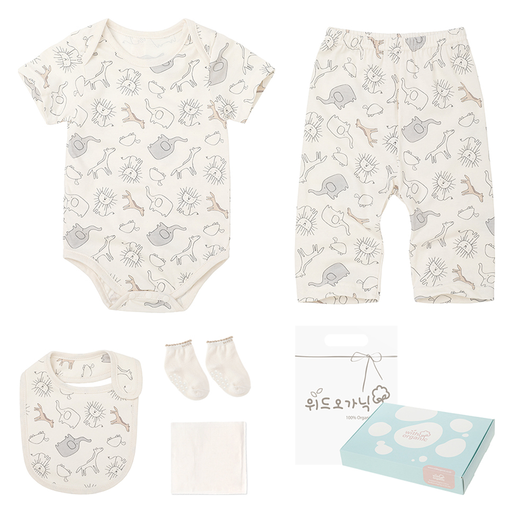 위드오가닉 유아용 오가닉 여름 출산 선물 세트 42,000원