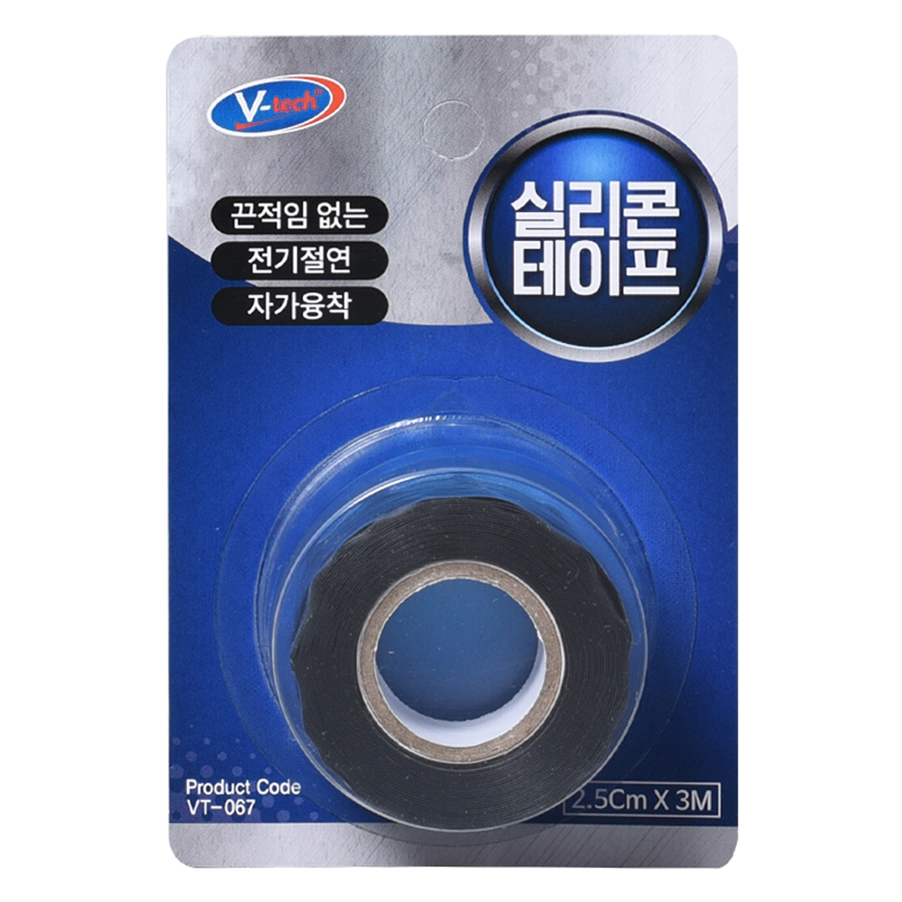 Vtech 자가 융착 실리콘 테이프 흑색, 1개 4,360원