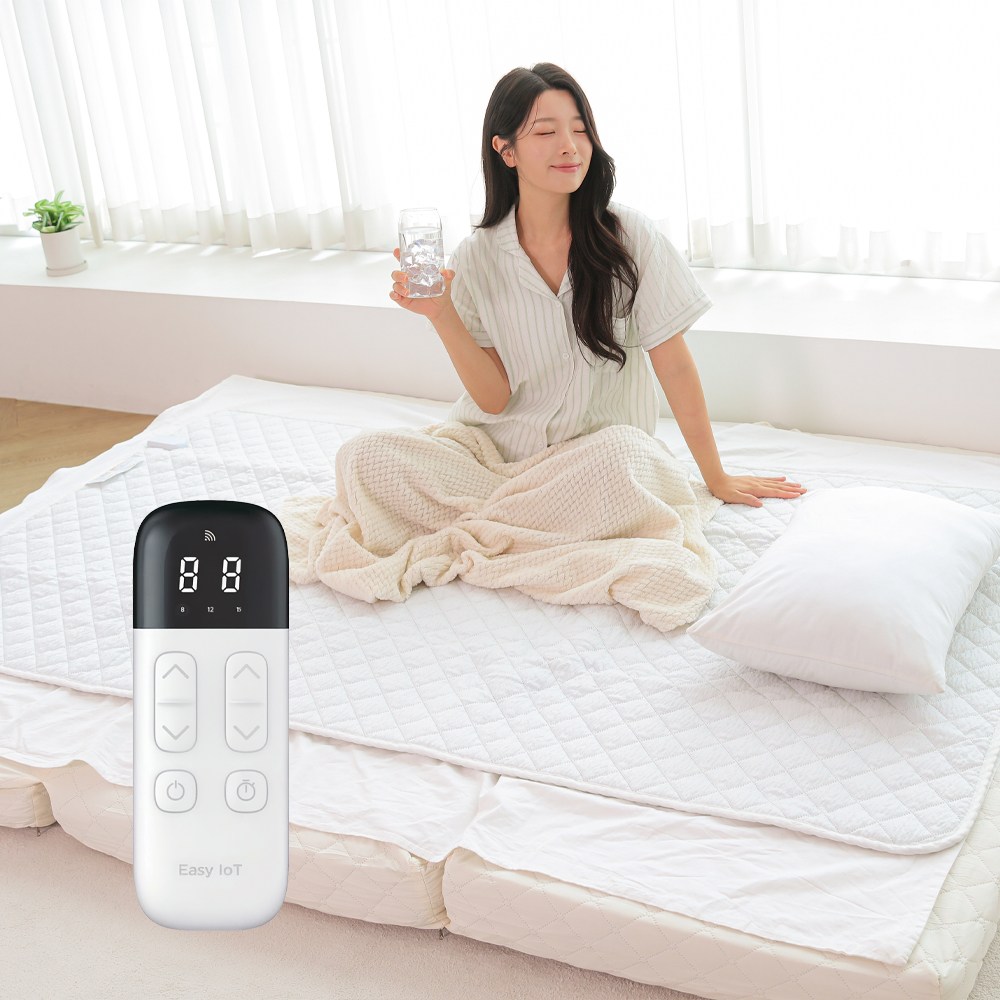 폴드래블 접쏙 IoT 스마트 침대 전기매트 EMF 워셔블 인공지능 탄소 전기장판 159,000원
